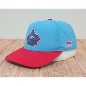 Oc Sports Men’s Hat Cap Miami Marlins MLB Blue Red One Size Ajustable